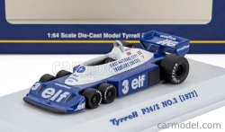 Kyosho Tyrrell F1  P34/2 Elf 6 Wheeler N 3 Season 1977 Ronnie Peterson 1:64 Modrá Bílá