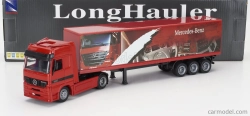 Newray Mercedes Benz Actros 1857 Truck Cassonato Mercedes Benz 1998 1:43 Červená