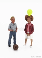 Le mans miniatures Figures Set 2x Bambini Con Palloncini - Children With Balloon Tessa & Nils 1:18 Různé