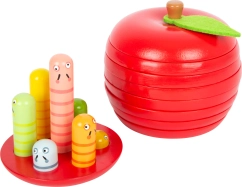 small foot Skládačka jablko s červíky - poškozený obal