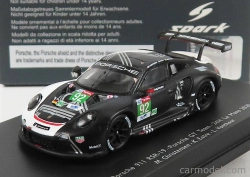 Spark-model Porsche 911 991-2 Rsr Team Porsche Gt N 92 24h Le Mans 2020 M.christensen - K.estre - L.vanthoor 1:87 Black