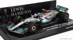 Minichamps Mercedes gp F1 W13e Team Mercedes-amg Petronas F1 N 44 3rd Silverstone British Gp 2022 Lewis Hamilton 1:43 Stříbrná Zelená