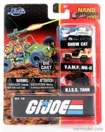 Jada Gi joe Set 3x Gi Joe Snow Cat - V.a.m.p. Mkii - H.i.s.s. Tank 1:87 Rôzne