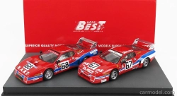 Najlepší model Ferrari Set 2x 512bb Lm Team Jms Pozzi Racing N 67 24h Daytona 1979 C.b.lena - M.leclere - J.c.andruet + 512bb Lm Team N.a.r.t. N 68 24h Daytona 1979 B.tullis - J.p.delaunay - P.bedard 1:43 Red