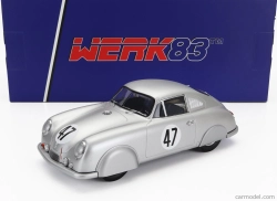 Werk83 Porsche 356 Sl Coupe Team Porsche K.g. N 47 24h Le Mans 1951 Rudolf Sauerwein - Robert Brunet 1:18 Silver