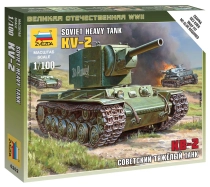 Zvezda Easy Kit Soviet Tank KV-2 (1:100)