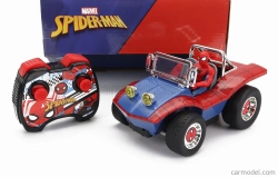 Jada Mayers Manx Buggy s figúrkou Spidermana Marvel 1964 1:24 Modrá červená