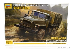 Zvezda Ural 4320 Ruský vojenský nákladný automobil 1:72 /