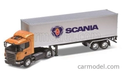 Welly Scania R730 V8 ťahač Cassonato 2011 1:32 oranžová strieborná