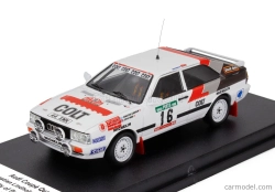 Trofeu Audi Quattro Coupe (nočná verzia) N 16 Rally Portugal 1988 Sebastian Lindholm - Steve Bond 1:43 Biela červená