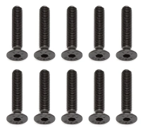 Imbusové skrutky so zápustnou hlavou M4x20 mm FHCS, 10 ks