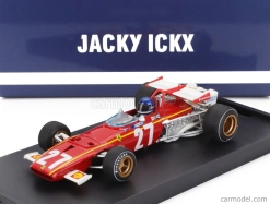 Brumm Ferrari F1 312b N 27 Belgium Gp 1970 Jacky Ickx - s figúrkou vodiča 1:43 červená biela