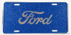 Edicola Accessories Funny Metal Plate - Ford Script Mosaic 1:1 Blue