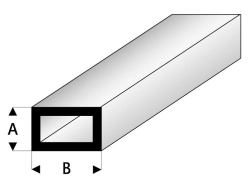 Raboesch profil ASA štvorcová rúra 6x12x1000mm