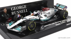 Minichamps Mercedes gp F1 W13e Team Mercedes-amg Petronas F1 N 63 3. Miami Gp 2022 George Russel 1:43 Silver Green