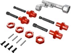 Arrma konverzní sada Hex 17mm na závitové nápravy Offset +10mm