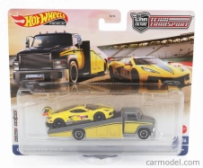 Mattel hot wheels Truck Ramp Truck Car Transporter 1:64, žlutá