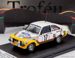 Trofeu Ford england Escort Mkii (nočná verzia) N 17 Boucles De Spa 1979 Marc Duez - Fredy Franssen 1:43 Bielo žltá