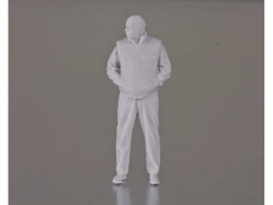 Figúrka majiteľa lode Krick 1:32 nenamaľovaná