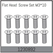 1230892 - M3*10 Flat Head Screw Set (10)