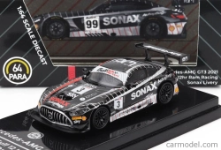 Paragon-models Mercedes benz Amg Gt3 Evo Team Ram Racing N 3 12h Gulf Bahrain 2021 Chris Froggatt - Ian Loggie - Callum Macleod 1:64 Black