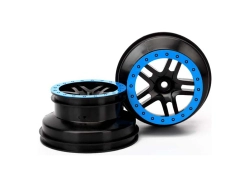 Traxxas disk 2.2/3.0" SCT Split-Spoke černý-modrý (2)