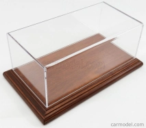 Atlantic Vetrina display box Aichi Base In Legno - Drevo Mahagón Base - Lungh.lenght Cm 23 X Largh.width Cm 12 X Alt.height Cm 8.5 (altezza Interna 8.0 Cm ) 1:24 Plastový displej