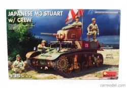 Miniart Tank japonský M3 Stuart s posádkou Vojenský 1945 1:35 /