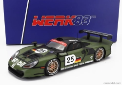 Werk83 Porsche 911 3.2l Gt1 Evo Team Porsche Ag N 25 Pre Qualifying 24h Le Mans 1997 T.boutsen - H.j.stuck - Y.dalmas 1:18 Zelená