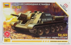 Zvezda Uztm Su-122 Vojenský tank 1944 1:72 /