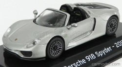 Edicola Porsche 918 Spyder 2013 - Con Vetrina - S vitrínou 1:43 Silver