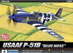 Model Kit letadlo 12303 - USAF P-51 B "70th NORMANDY INVASION (1:48)