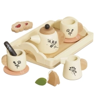 Le Toy Van Drevená čajová sada s podnosom