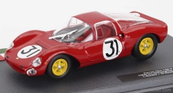 Edicola Ferrari Dino 166p Coupe N 31 1000km Nurburgring 1965 Lorenzo Bandini - Nino Vaccarella 1:43 Červená