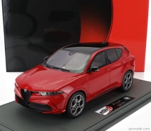 Bbr-models Alfa romeo Tonale Tributo Black Roof 2023 - Con Vetrina - S vitrínou 1:18 Rosso Alfa - červená