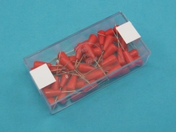 Modelové kolíky červenej farby