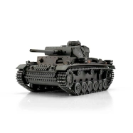 RC tank PzKpfw III 1:16 IR, sivá