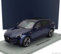 Bbr-models Maserati Grecale Folgore Suv 2022 - Con Vetrina - With Showcase 1:18 Blu Intenso - Blue Met