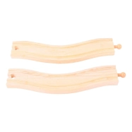 Bigjigs Rail Obloukové koleje 22 cm 2 ks - poškozený obal