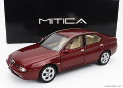Mitica-diecast Alfa romeo 166 3.0 V6 1998 – Beige Interior 1:18 Rosso Proteo Met Red