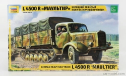 Zvezda Mercedes benz L4500f Cingolato Truck Maultier Military 1944 1:35 /