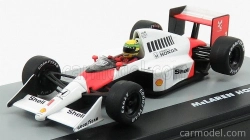 Edicola Mclaren F1 Mp4/5 Honda V10 N 1 Germany Gp 1989 Ayrton Senna 1:43 Biela červená