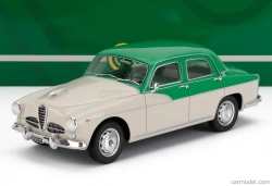 Modely v mierke Alfa romeo 1900 Super Berlina 1958 1:18 Bielozelená