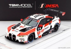 Truescale BMW radu 4 M4 Gt3 3.0l Twin Turbo Team Paul Miller Racing N 1 3. Gtd Pro Class Imsa 24h Daytona 2024 Bryan Sellers - Madison Snow - Neil Verhagen - Sheldon Van Der Linde 1:43 Biela červená čierna