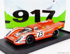 Brumm Porsche 917k 4.9l Team Salzburg N 23 Winner 24h Le Mans 1970 Hans Herrmann - Richard Attwood 1:43 Červená Bílá