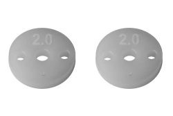 FT piesty tlmiča 13 mm, 2x2,0 mm, 2,5 mm, 2 ks.
