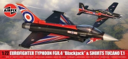 Classic Kit lietadlá A40003 – Eurofighter Typhoon FGR.4 (Blackjack) + Shorts Tucano T.1 (Twin Pack) (1:72)