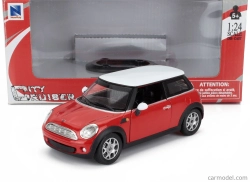 Newray Mini Cooper 2006 1:24 červený