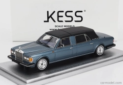 Kess-model Rolls royce Silver Spur Landaulette Semicovertible Closed 1987 1:43 Blue Met Black