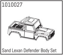 HBP240136 - (1010027) Sand Lexan Defender Body Set